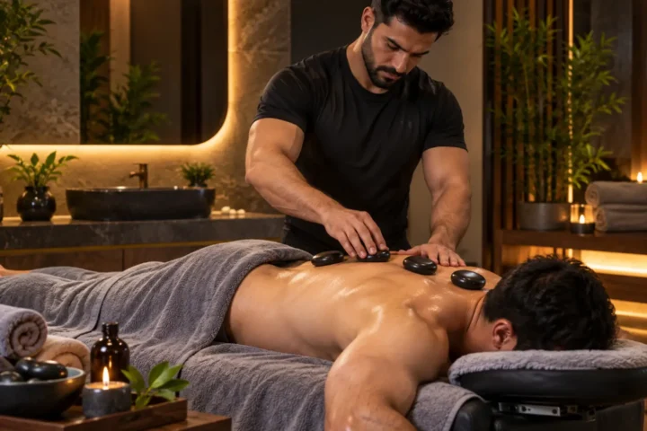 ماساژ سنگ داغ